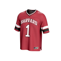 #1 Harvard Crimson GameDay Greats Lightweight Collegiate Football Fashion Jersey - Crimson