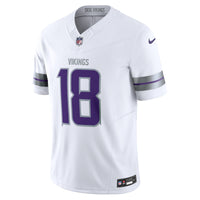 Minnesota Vikings Justin Jefferson Nike White Alternate Vapor F.U.S.E. Limited Jersey