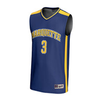 #3 Marquette Golden Eagles GameDay Greats Lightweight Basketball Fashion Jersey - Blue