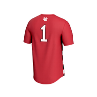 #1 Utah Utes GameDay Greats Lightweight Soccer Fashion Jersey - Red