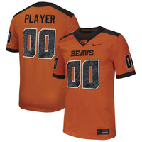 Oregon State Beavers Nike Pick-A-Player NIL Football Game Jersey - Orange
