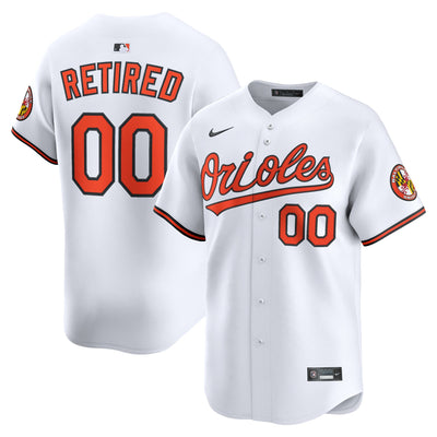 Baltimore Orioles Nike White Home Limited Pick-A-Player Retired Roster Jersey