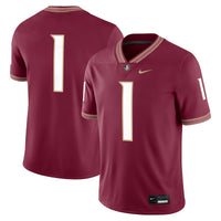 #1 Florida State Seminoles Nike Game Jersey - Garnet
