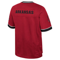 Arkansas Razorbacks Colosseum Nothing But The Hits Football Jersey - Cardinal