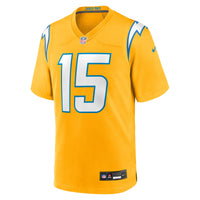 Los Angeles Chargers Ladd McConkey Nike Gold Alternate Charger Power Game Player Jersey
