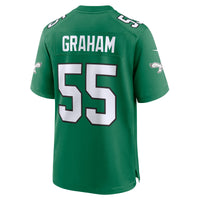 Philadelphia Eagles Brandon Graham Nike Kelly Green Alternate Game Jersey