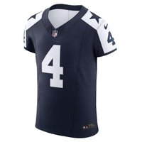 Dallas Cowboys Dak Prescott Nike Navy Alternate Vapor F.U.S.E. Elite Jersey