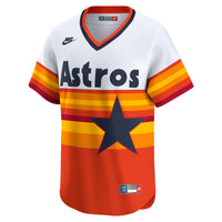 Houston Astros Nike White Cooperstown Collection Limited Jersey