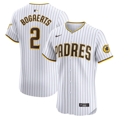 San Diego Padres Xander Bogaerts Nike White Home Elite Jersey