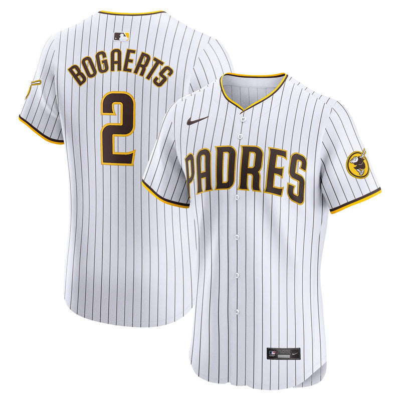 San Diego Padres Xander Bogaerts Nike White Home Elite Jersey