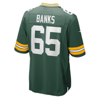 Green Bay Packers Aaron Banks Nike Green Team Game Jersey