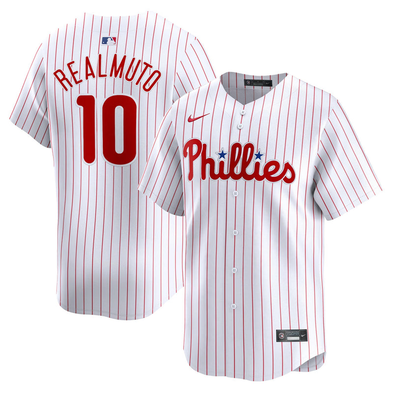 Philadelphia Phillies J.T. Realmuto Nike White Home Limited Player Jersey