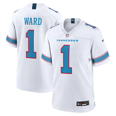 Tennessee Titans Cameron Ward Nike White Game Jersey