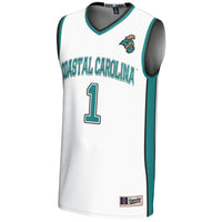 Coastal Carolina Chanticleers GameDay Greats #1 Basketball Jersey - White