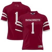 #1 UMass Minutemen GameDay Greats Football Jersey - Maroon