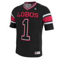 New Mexico Lobos GameDay Greats Lightweight Collegiate Football Blackout Fashion Jersey