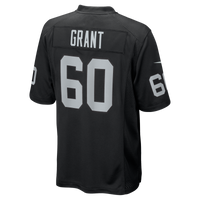 Las Vegas Raiders Charles Grant Nike Black Team Game Jersey