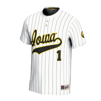 Iowa Hawkeyes GameDay Greats Lightweight Softball Fashion Jersey - White