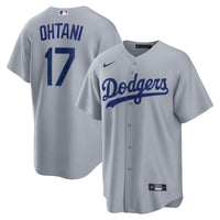 Los Angeles Dodgers Shohei Ohtani Nike Gray Road Replica Jersey