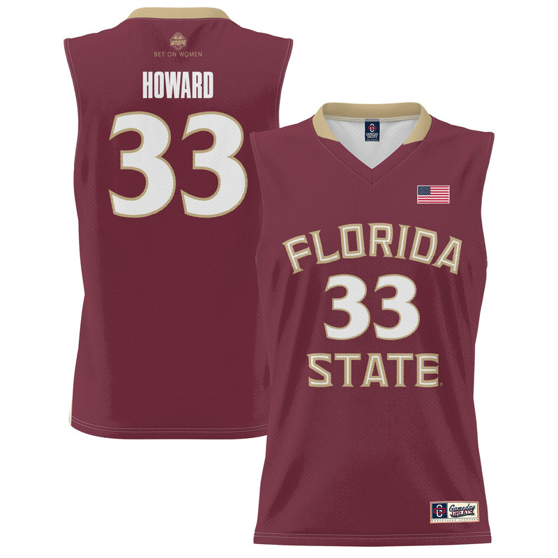 Erin Howard Florida State Seminoles GameDay Greats Lightweight Basketball Alumni Jersey - Garnet