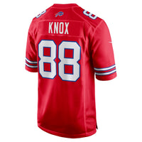 Buffalo Bills Dawson Knox Nike Red Alternate Game Jersey