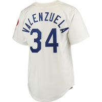 Los Angeles Dodgers Fernando Valenzuela Mitchell & Ness Gray Authentic Jersey