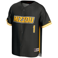 #1 Missouri Tigers GameDay Greats Lightweight Baseball Jersey - Black