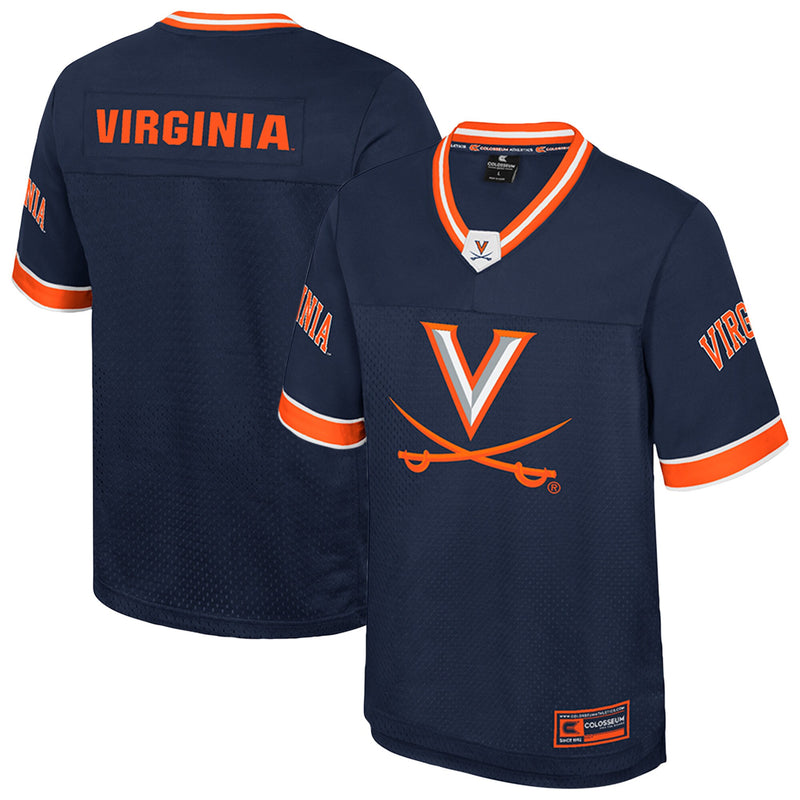 Virginia Cavaliers Colosseum Nothing But The Hits Football Jersey - Navy