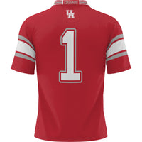 #1 Houston Cougars GameDay Greats Football Jersey - Red