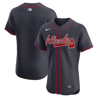 Atlanta Braves Nike Navy Alternate Elite Jersey