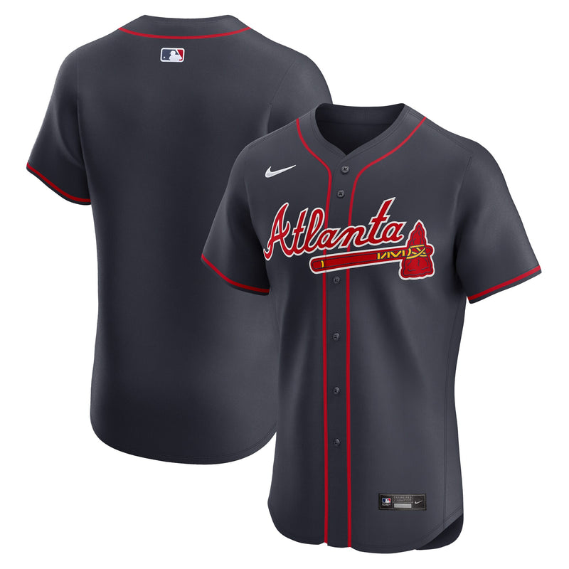 Atlanta Braves Nike Navy Alternate Elite Jersey