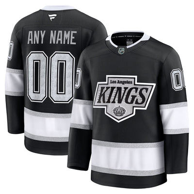 Los Angeles Kings Fanatics Black Home Premium Custom Jersey