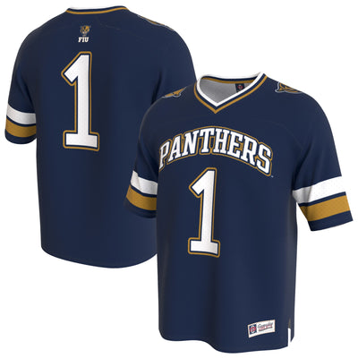 FIU Panthers GameDay Greats Lightweight Collegiate Football Fashion Jersey - Navy