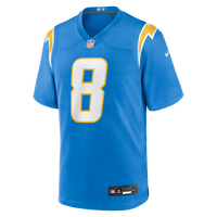 Los Angeles Chargers Omarion Hampton Nike Powder Blue Team Game Jersey