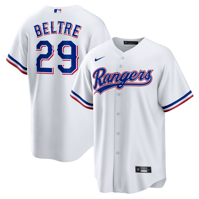 Texas Rangers Adrian Beltre Nike White Home Retired Player Replica Jersey