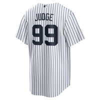 New York Yankees Aaron Judge Nike White Home Replica Player Name Jersey