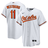 Baltimore Orioles Jordan Westburg Nike White Home Replica Jersey