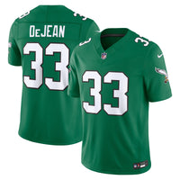 Philadelphia Eagles Cooper DeJean Nike Kelly Green Alternate Vapor F.U.S.E. Stitched Limited Jersey