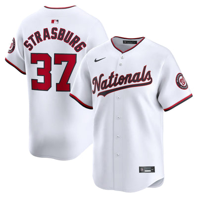 Washington Nationals Stephen Strasburg Nike White Home Limited Player Jersey