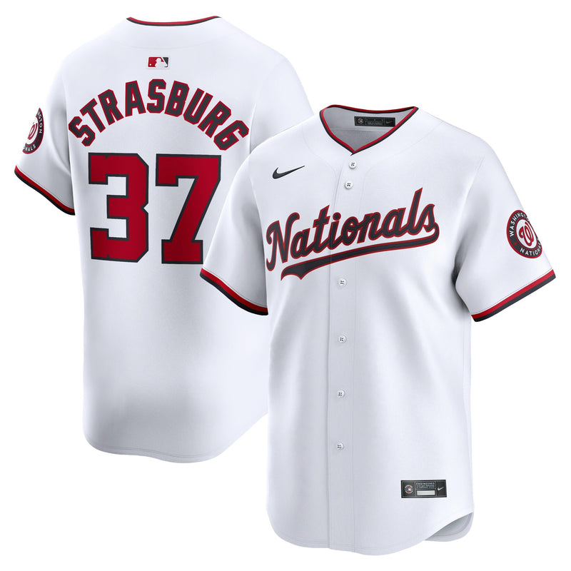 Washington Nationals Stephen Strasburg Nike White Home Limited Player Jersey