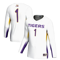 #1 LSU Tigers GameDay Greats Lightweight Volleyball Jersey - White