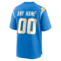 Los Angeles Chargers Nike Powder Blue Custom Game Jersey