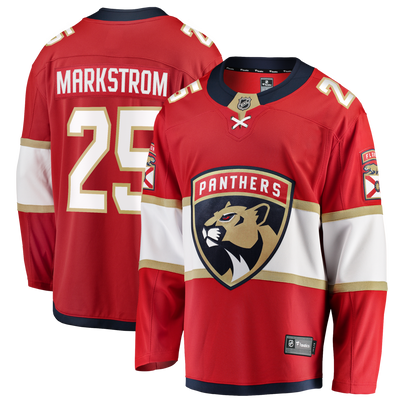 Florida Panthers Jacob Markstrom Fanatics Red Home Breakaway Jersey