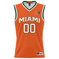 Miami Hurricanes GameDay Greats NIL Pick-A-Player Lightweight Basketball Jersey - Orange