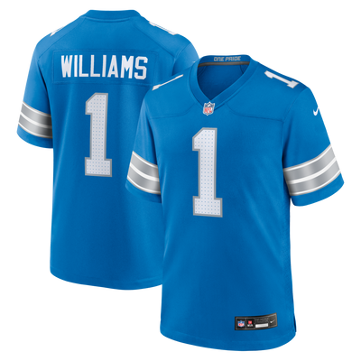 Detroit Lions Jameson Williams Nike Blue Game Player Jersey