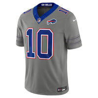 Buffalo Bills Khalil Shakir Nike Gray Nickel City Vapor F.U.S.E. Stitched Limited Jersey