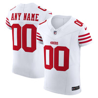 San Francisco 49ers Nike White Vapor F.U.S.E. Elite Custom Jersey