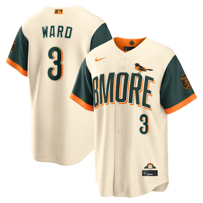Baltimore Orioles Taylor Ward Nike Cream 2026 City Connect Stadium Jersey