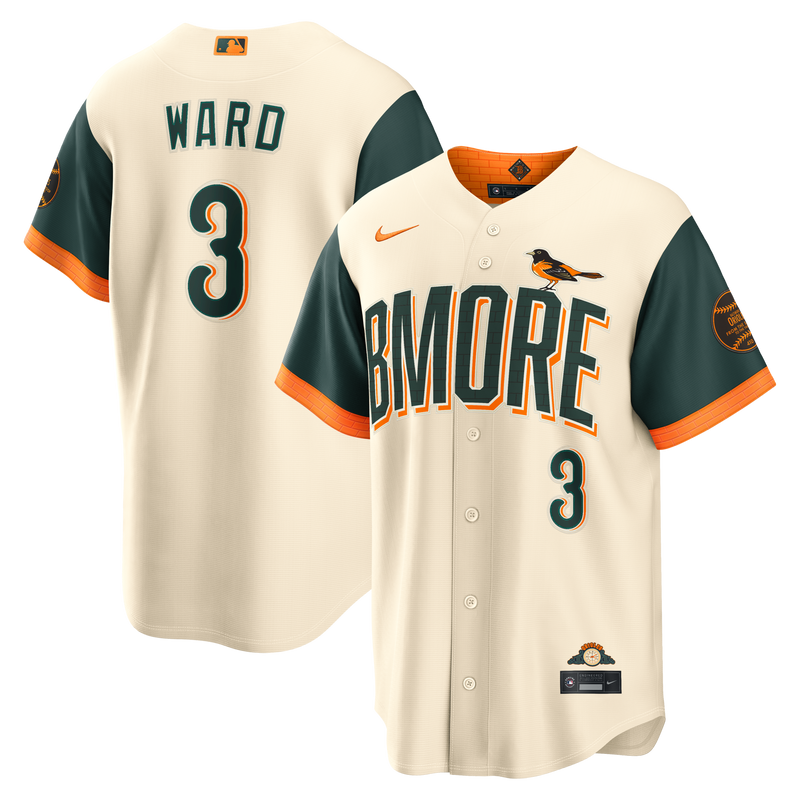 Baltimore Orioles Taylor Ward Nike Cream 2026 City Connect Stadium Jersey