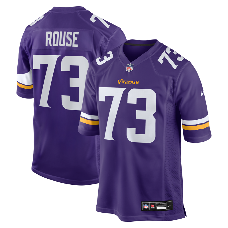 Minnesota Vikings Walter Rouse Nike Purple Team Game Jersey
